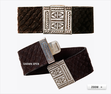 Malika leather bracelet medium
